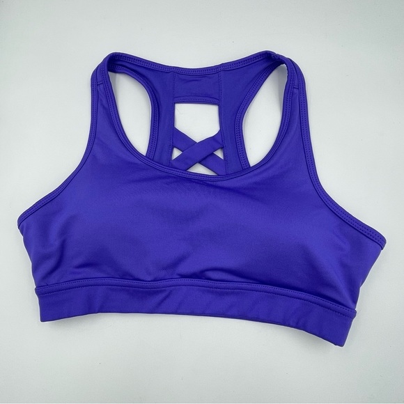 Spalding Purple Sports Bra - Picture 3 of 10